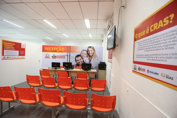 Prefeitura de Belford Roxo reinaugura CRAS do bairro Wona 3 CRAS DO WONA RECEPÇÃO DO CRAS