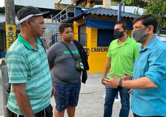Marcelo Dino visita pontos tradicionais em Duque de Caxias