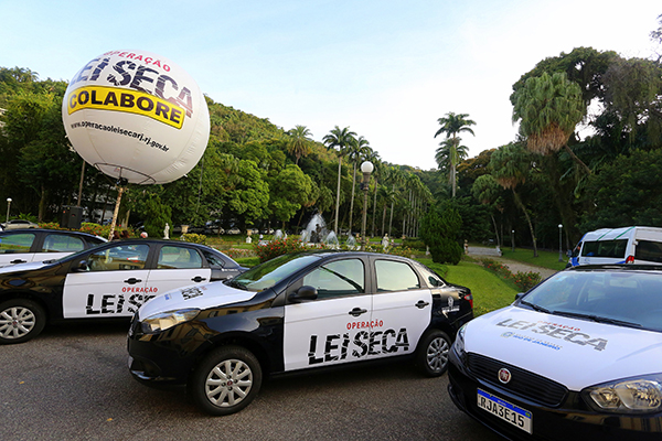 Governo do estado renova frota de veículos da Operação Lei Seca