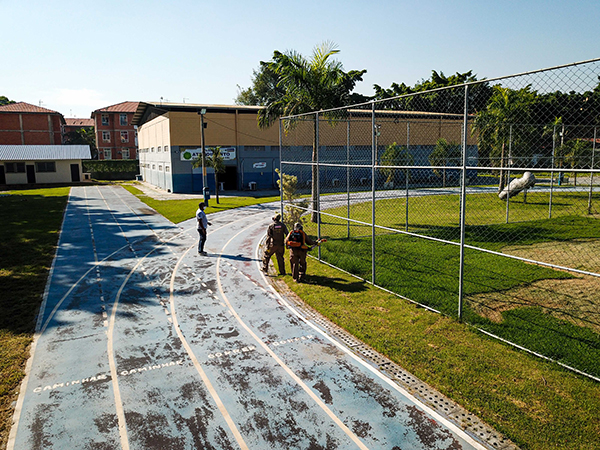 Foto: Banco de Imagens Vila Olímpica de Mesquita: pista reaberta na última segunda