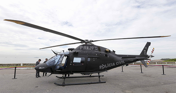 Governo do Estado recebe helicóptero que vai reforçar a frota aérea da Polícia Civil