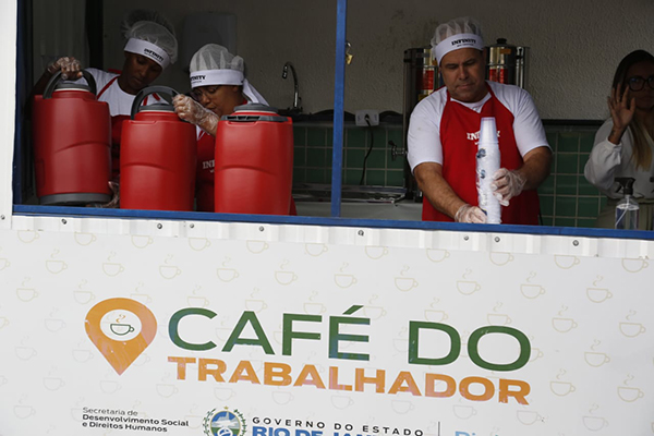 Foto: Banco de Imagens Governo do Estado leva o Café do Trabalhador a Nova Iguaçu