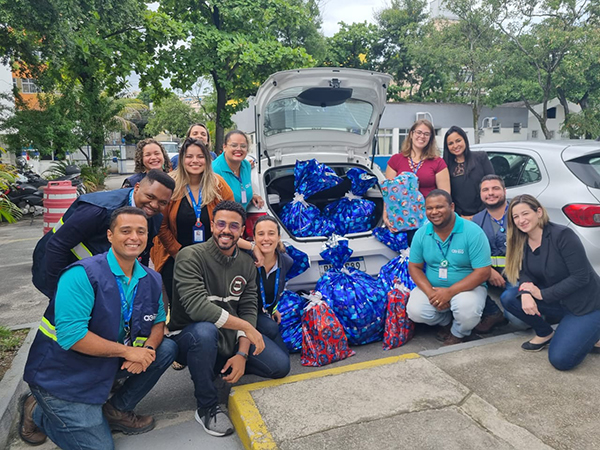 Águas do Rio fez um Natal Mais Feliz para crianças e idosos na Baixada Fluminense