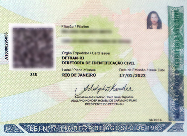 Detran.RJ começa a emitir a nova Carteira de Identidade Nacional
