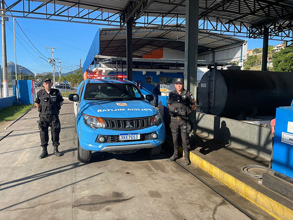 Foto: Banco de Imagens Prefeitura de Maricá inicia abastecimento de viaturas da Polícia Militar