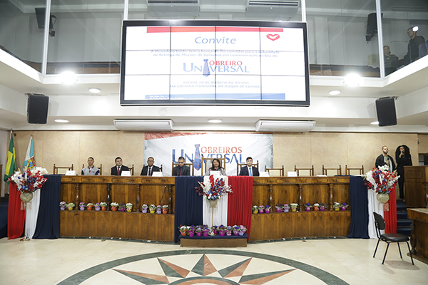 Cerimônia comemora o Dia do Obreiro Universal
