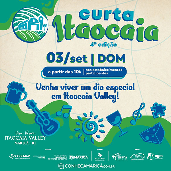 Maricá realiza 4ª edição do ‘Curta Itaocaia’ neste domingo (03/09)