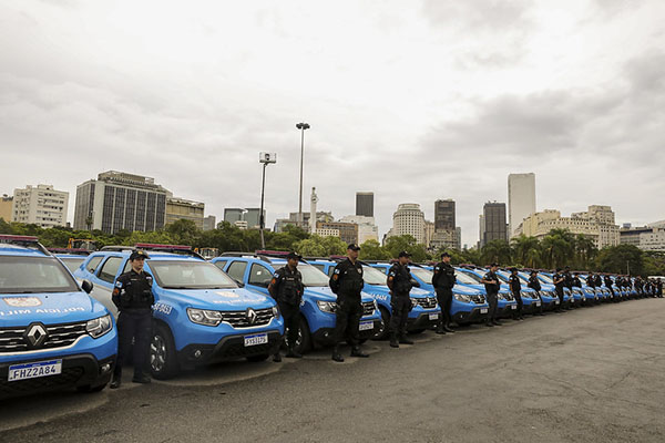 Mais 50 viaturas chegam ao Rio para reforçar o patrulhamento diário da PM