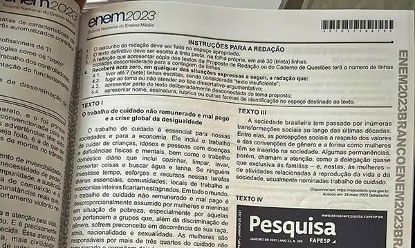 Foto: Banco de Imagens PF investiga vazamento da redação do Enem 2023 em redes sociais