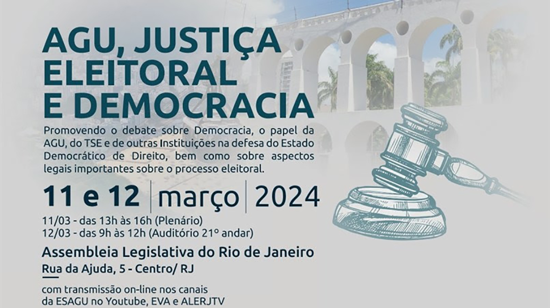 Foto: Banco de Imagens Alerj debate direito eleitoral em parceria com a Advocacia-Geral da União