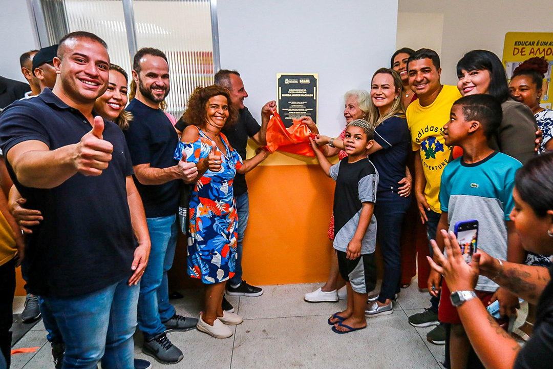 Foto: Banco de Imagens Belford Roxo inaugura escola Wanda Jansen Machado no bairro Jardim Ideal II