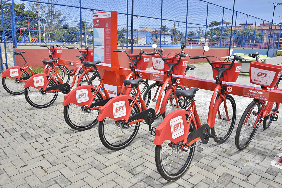 Prefeitura de Maricá amplia estações de bicicletas gratuitas na cidade