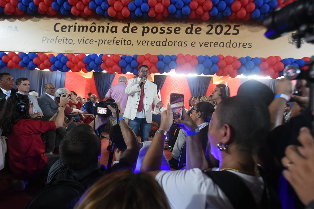 Foto: Divulgação/Maricá Washington Quaquá toma posse para seu terceiro mandato como prefeito