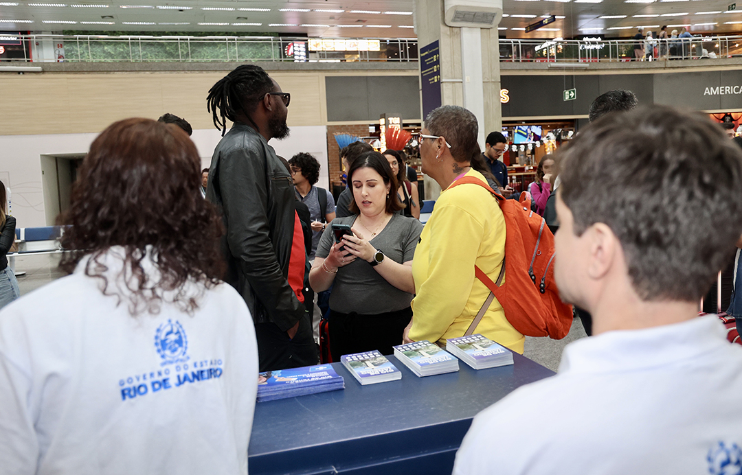 Foto: Divulgação/GOVRJ Galeão registra maior número de chegada de estrangeiros em 48 anos
