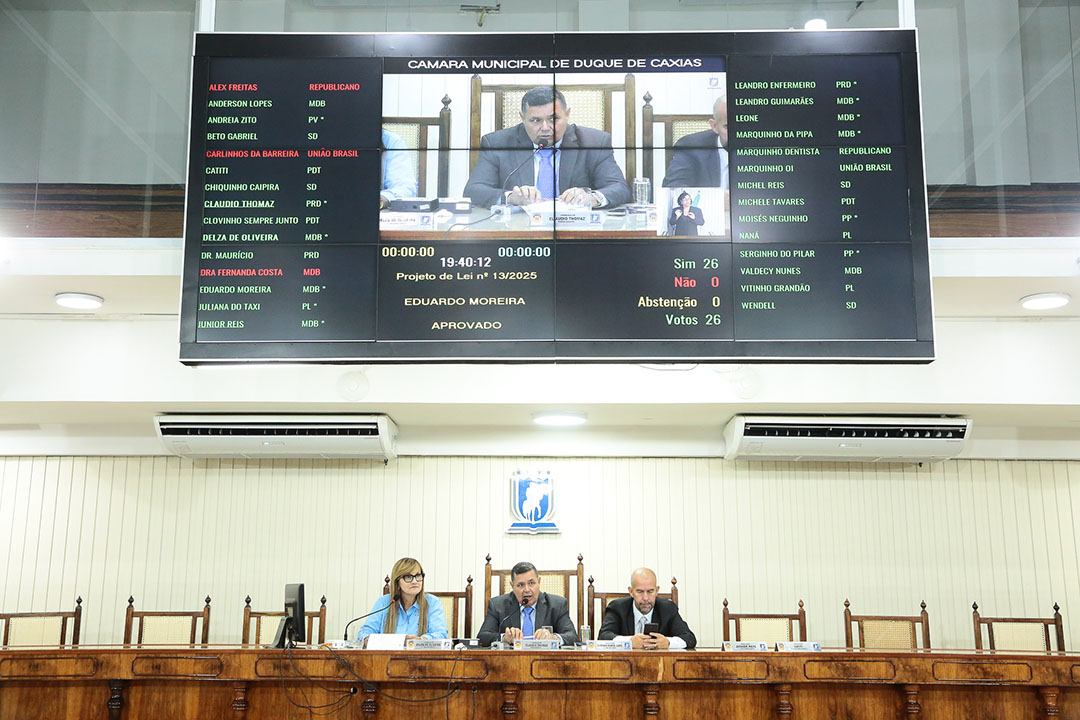 Foto: Art Vídeo/Victor Hugo Vereadores de Duque de Caxias debatem o Abril Azul e a conscientização sobre o autismo