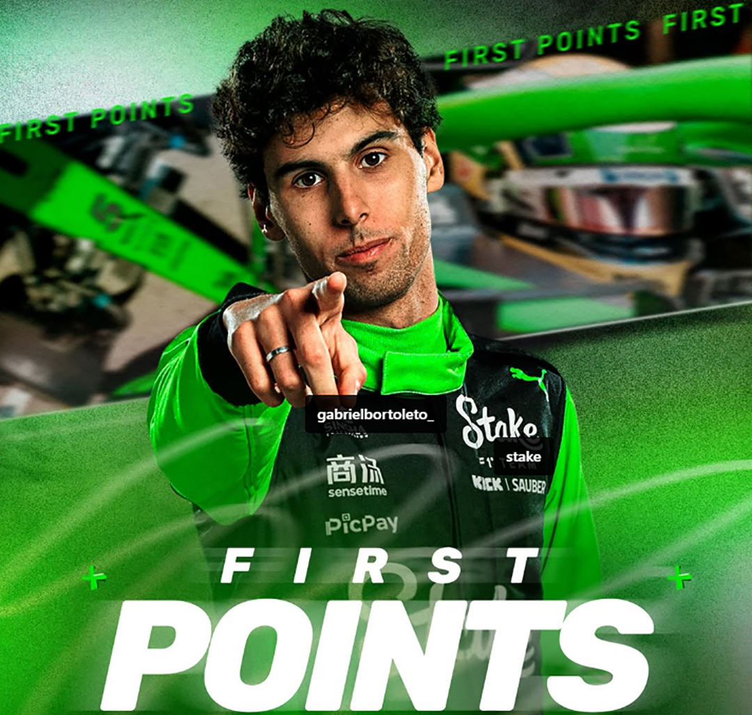 Bortoleto quebra longo jejum brasileiro na F1 e pontua na Áustria