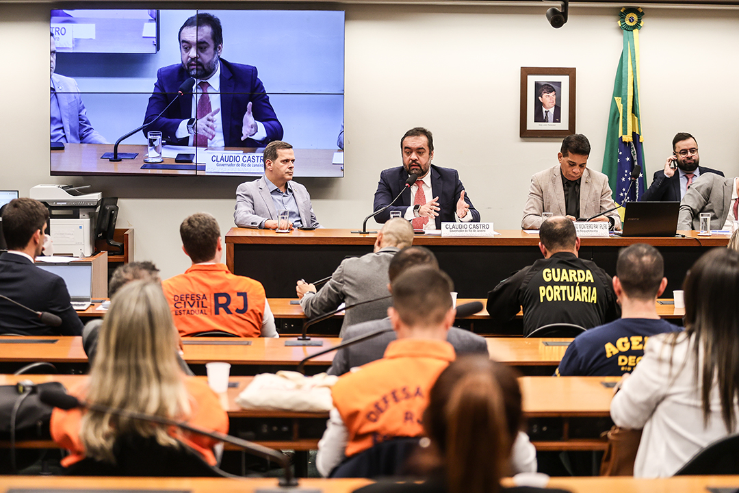 Foto: Ernesto Carriço/GOVRJ Claudio Castro pede maior rigidez na legislação de combate às drogas