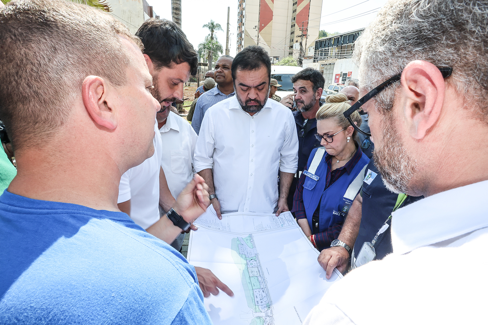 Foto: Ernesto Carriço/GOVRJ Cláudio Castro visita obras do Hospital do Olho em Barra Mansa, no Médio Paraíba
