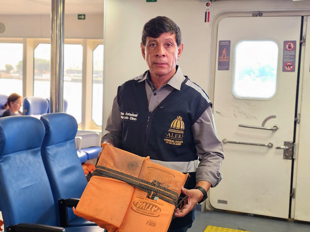 Foto: Divulgação Duas barcas são interditadas durante vistoria técnica realizada pela equipe do deputado Marcelo Dino