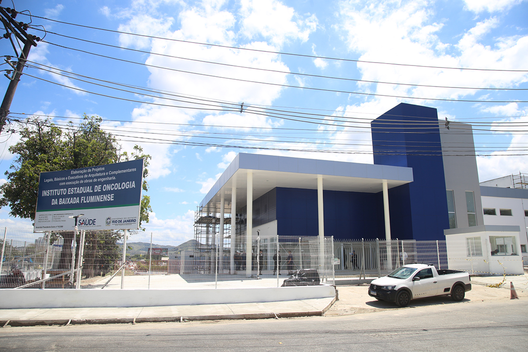 Foto: Maurício Basílio/GOVRJ Instituto Estadual de Oncologia da Baixada já está com mais de 80% da construção concluída