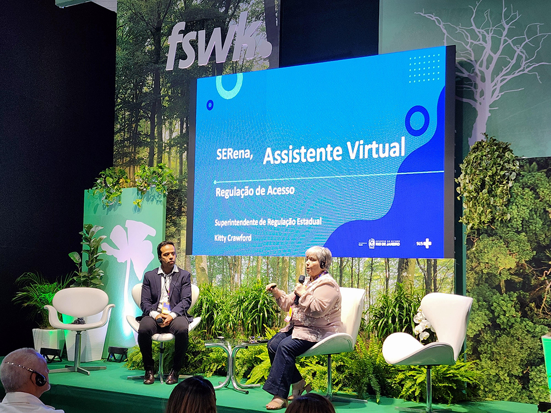 Foto: Divulgação/GOVRJ Estado apresenta Serena, assistente virtual do sistema estadual de regulação (SER)