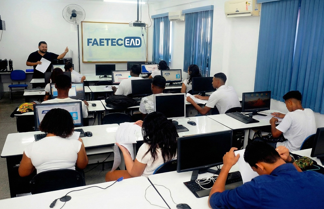 Foto: Divulgação/GOVRJ Governo do Estado abre mais de 52 mil vagas gratuitas de qualificação pela Faetec