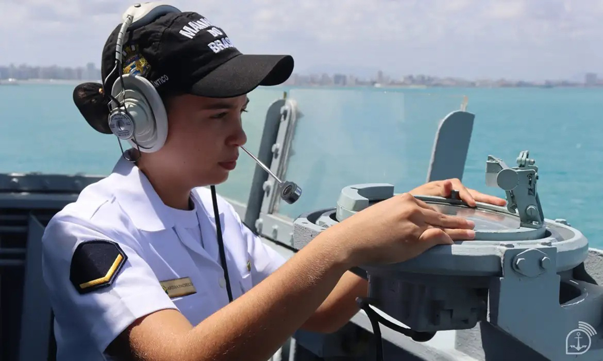 Foto: Marinha do Brasil/Divulgação Voluntárias ingressam no serviço militar inicial feminino