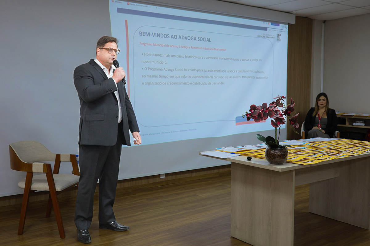 Foto: Elsson Campos/Maricá Maricá é selecionada para o Prêmio Innovare com programa pioneiro de assistência jurídica gratuita