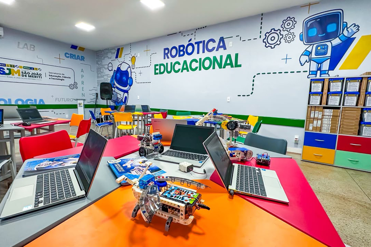 Foto: Gilberto Rocha/PMSJM São João de Meriti inaugura primeira Sala de Robótica e Tecnologia da rede municipal de ensino
