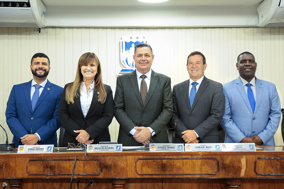 Foto: Art Vídeo/Victor Hugo Câmara de Duque de Caxias elege Mesa Diretora para o biênio 2027/2028
